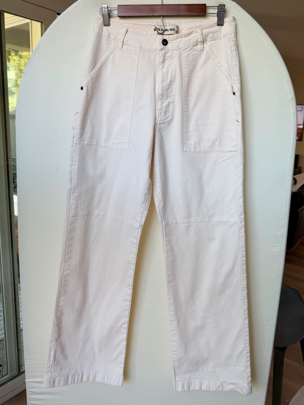 The Normal Brand James Canvas Workwear Pant size 29 Ecru